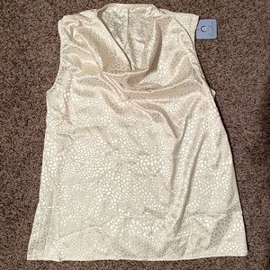 Cowl neck tank top